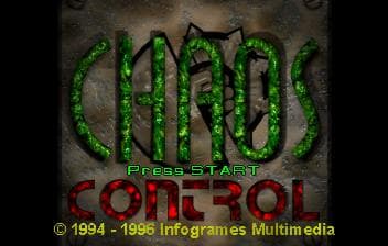 Chaos Control — écran titre