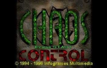 Chaos Control Remix — écran titre