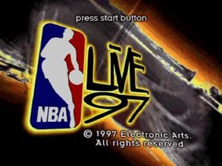 NBA Live 97 — écran titre
