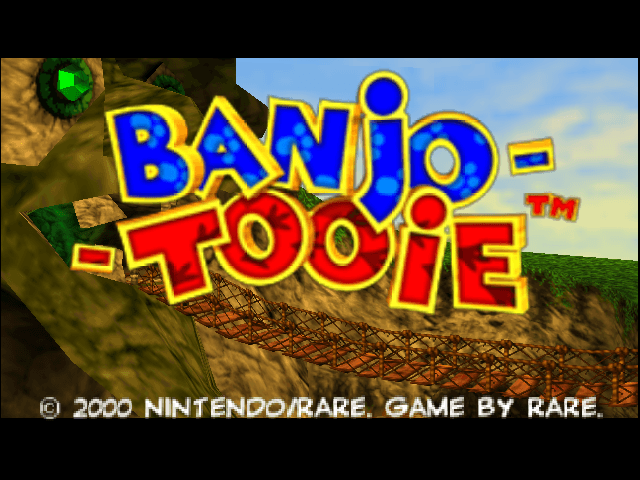 Banjo-tooie — écran titre