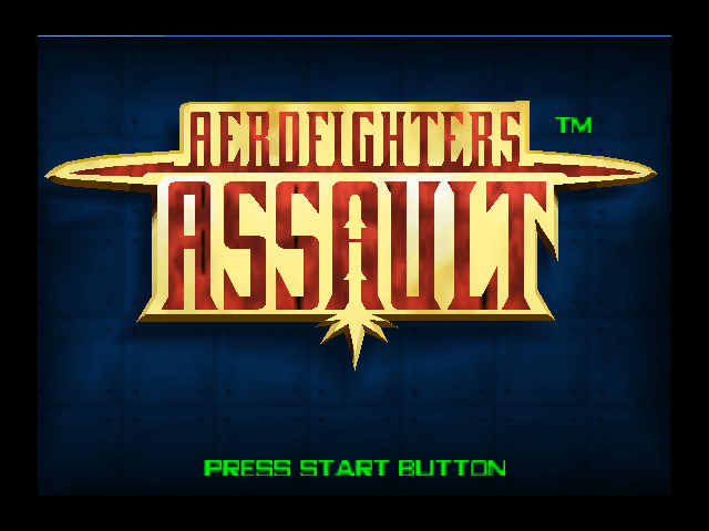 Aero Fighters Assault — écran titre