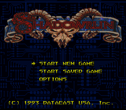 Shadowrun — écran titre