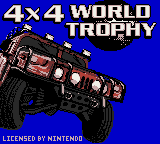 4x4 World Trophy — écran titre