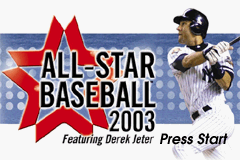 All-Star Baseball 2003 — écran titre