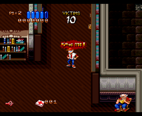 Ghoul Patrol (SNES) — screenshot