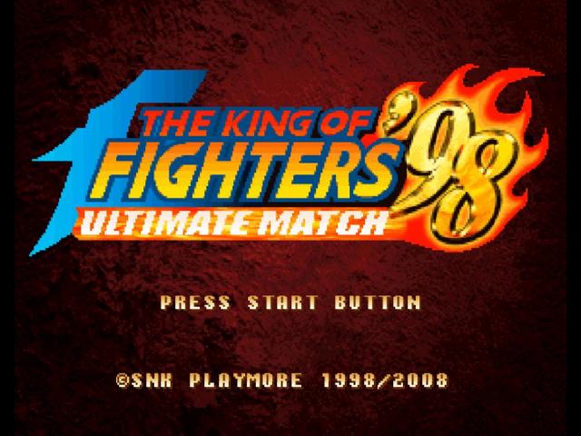 King Of Fighters '98 - Ultimate Match, The — écran titre