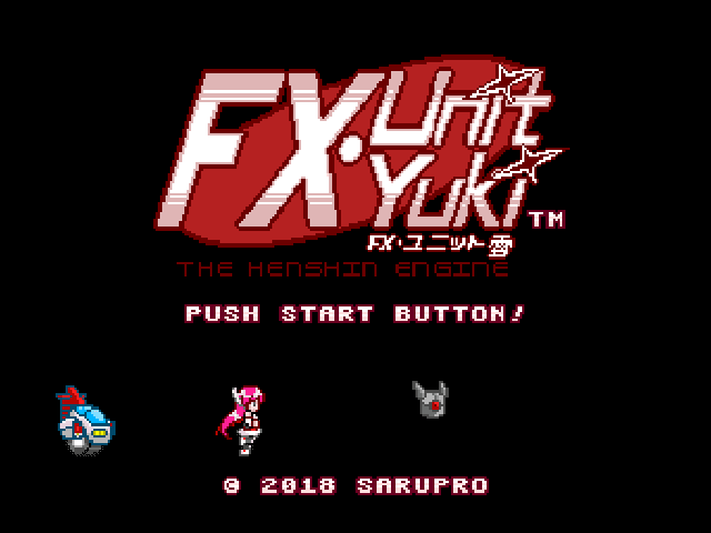 FX Unit Yuki - The Henshin Engine — écran titre