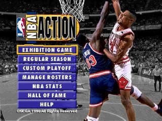 NBA Action — écran titre