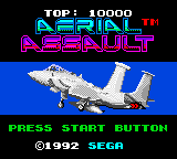 Aerial Assault — écran titre