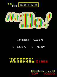 Mr. Do! And Mr. Do! Vs Unicorns — écran titre
