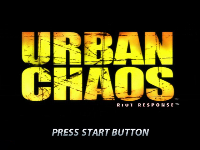 Urban Chaos - Riot Response — écran titre