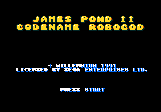 James Pond 2 - Codename Robocod — écran titre