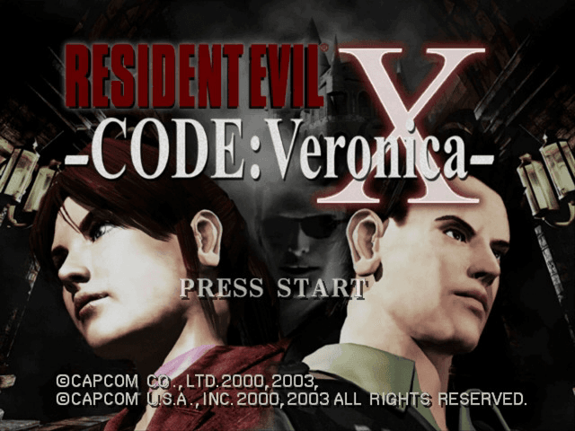Resident Evil - Code Veronica X — écran titre